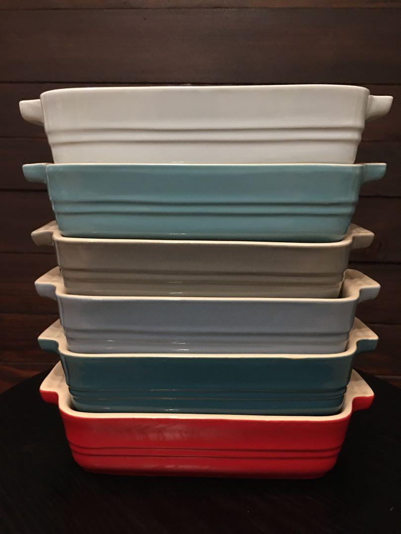 Le Creuset Rectangular Dish 5x7 Furniture Home Living Kitchenware Tableware Cookware Accessories On Carousell