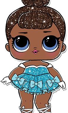 Miss emolient baby glitter lol doll