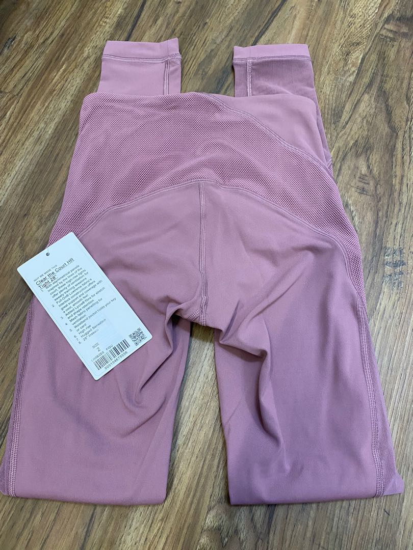 Lululemon Clear The Court Tights Figue Size 4 28”