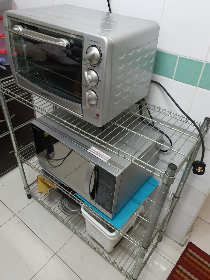 microwave electric oven ikea stand kitchen appliances on carousell
