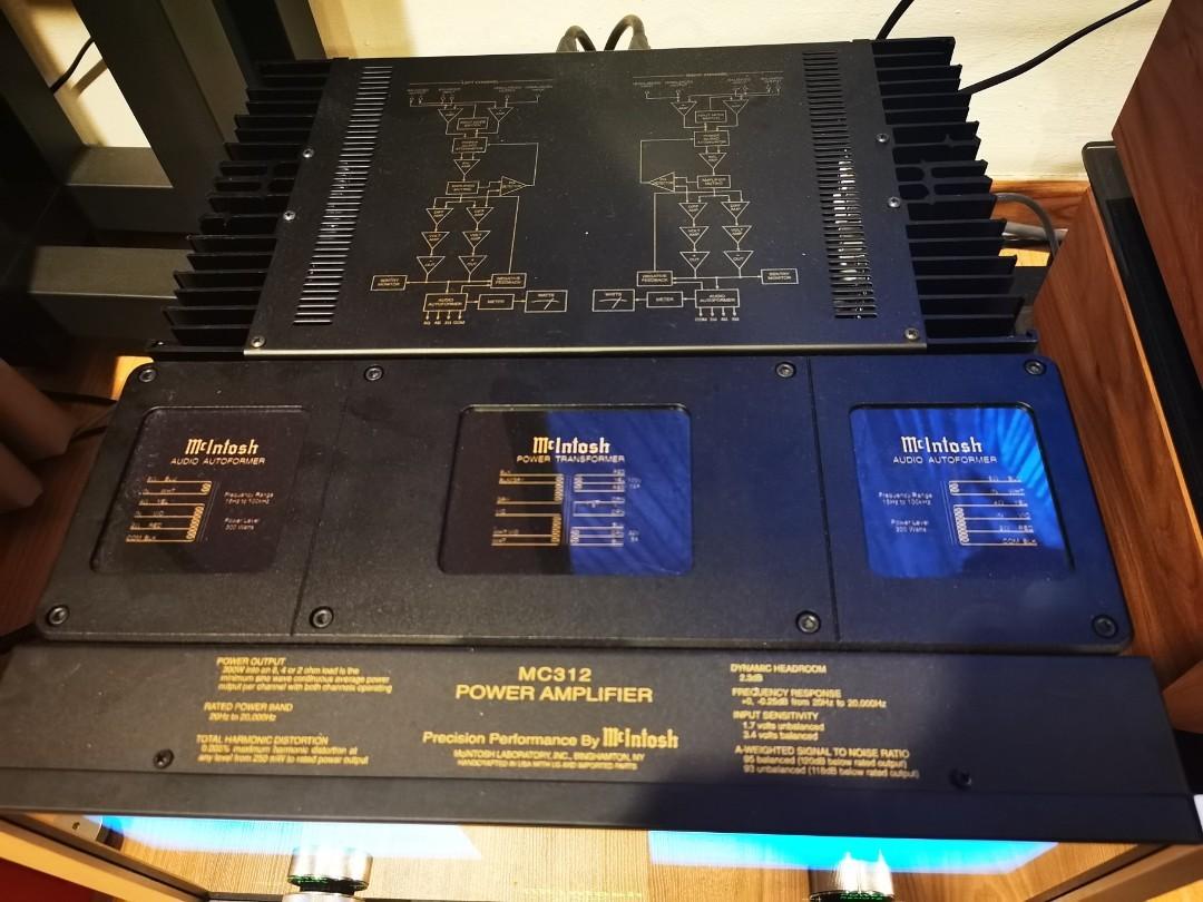Mint condition Mcintosh MC312 for sale, Audio, Other Audio Equipment on