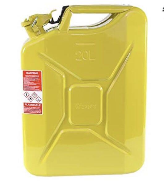 New Imported 4x4 Tough Jerry Can 20L Yellow 5 Gallon Fuel Can perfect
