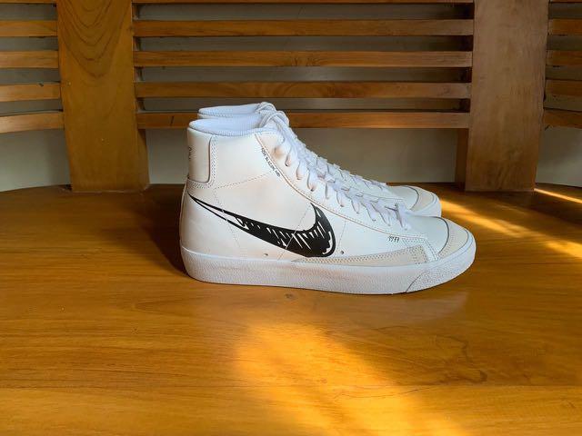 Nike blazer mid 77 sketch white black Clearance