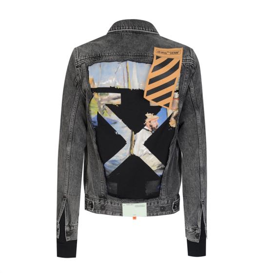 Off white jean sale jacket men