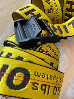 Off-White Classic yellow industrial belt