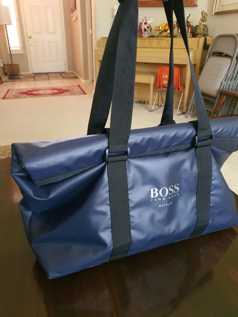 Orig New Hugo Boss XL Duffle Weekender Gym bag for Men, Men's Fashion ...