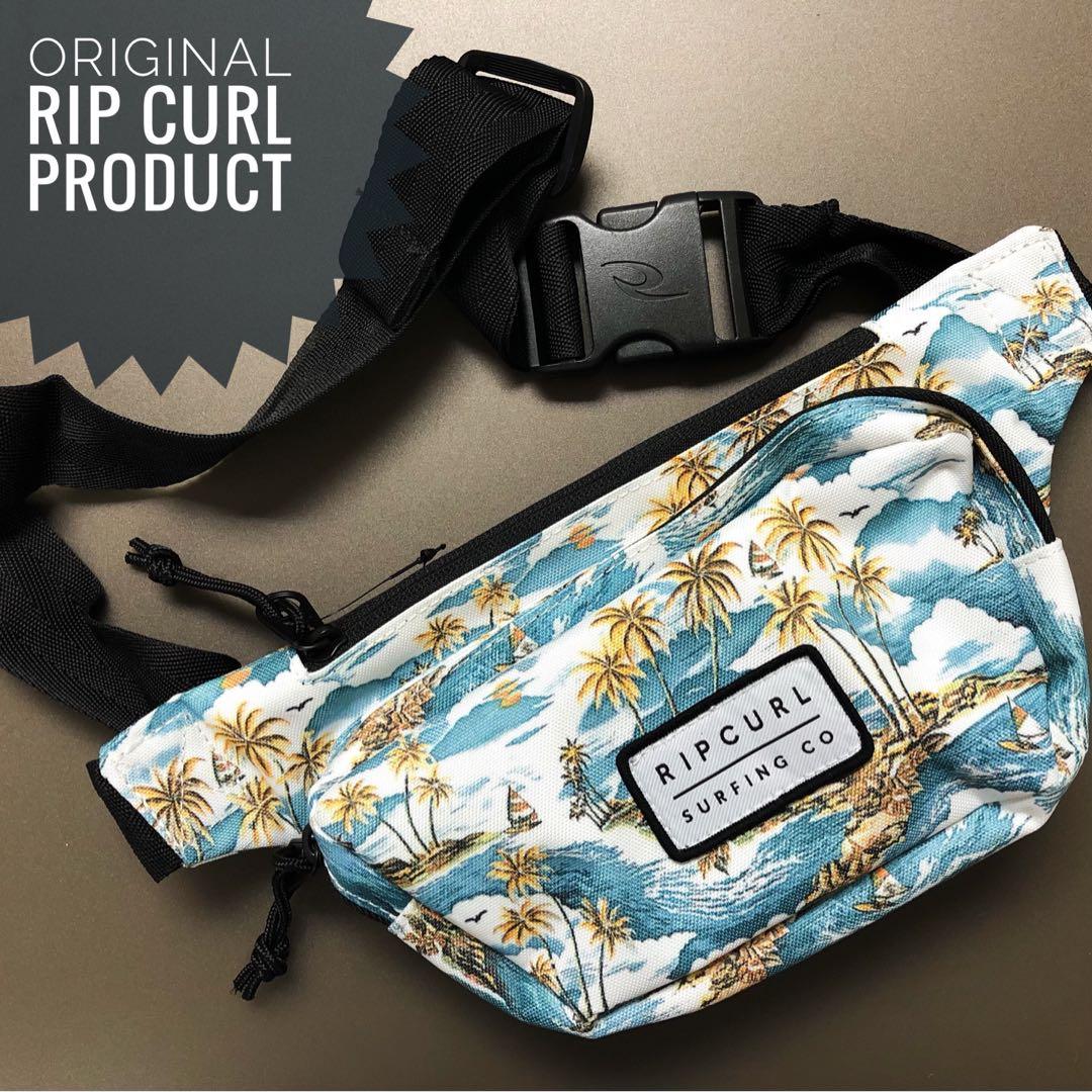 Original RIP CURL Waist Bag Tropical Design Pouch Bag Men s