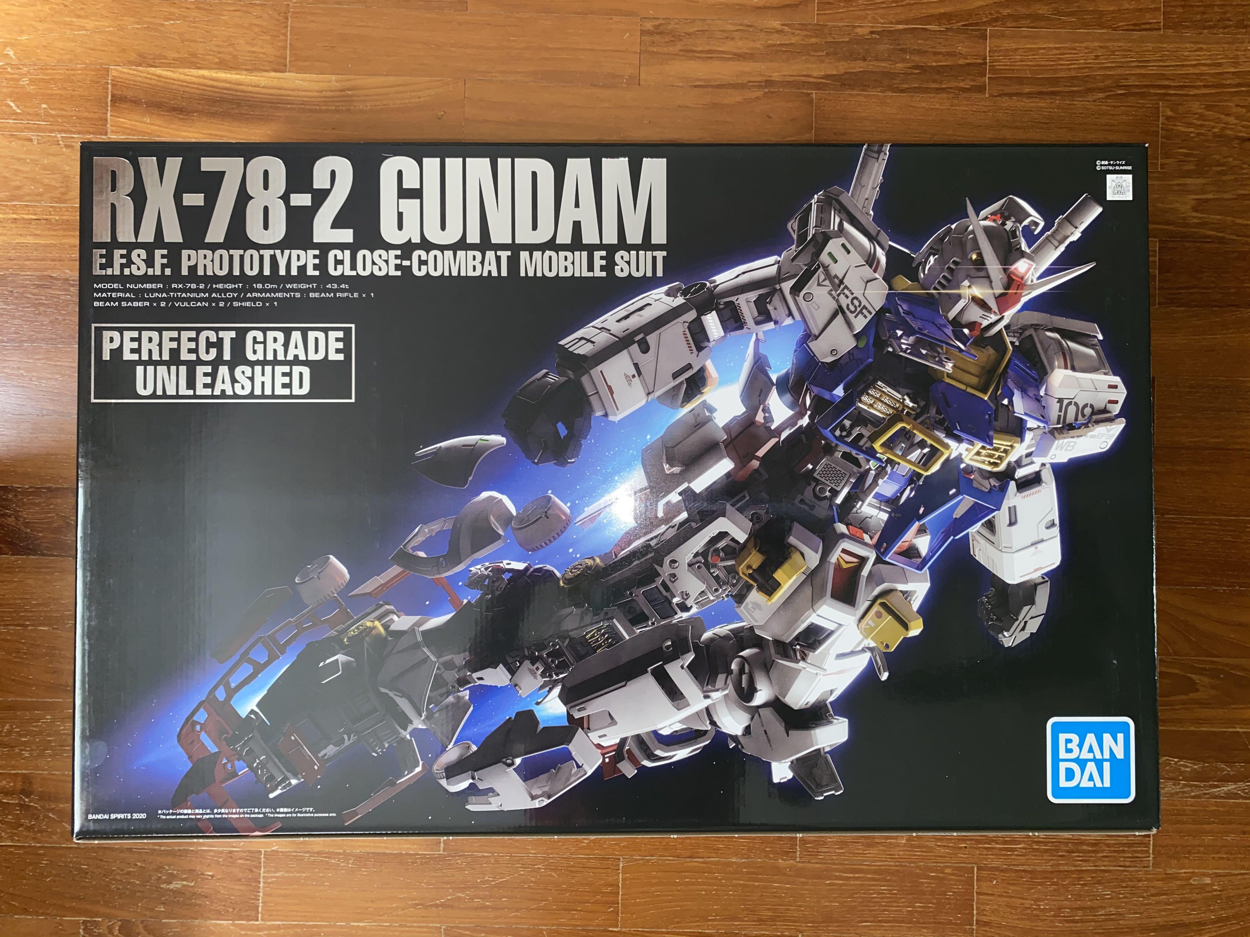 Pg Rx 78 2 Unleashed 40th Anniversary Perfect Grade Gundam Gunpla Toys Games Bricks Figurines On Carousell