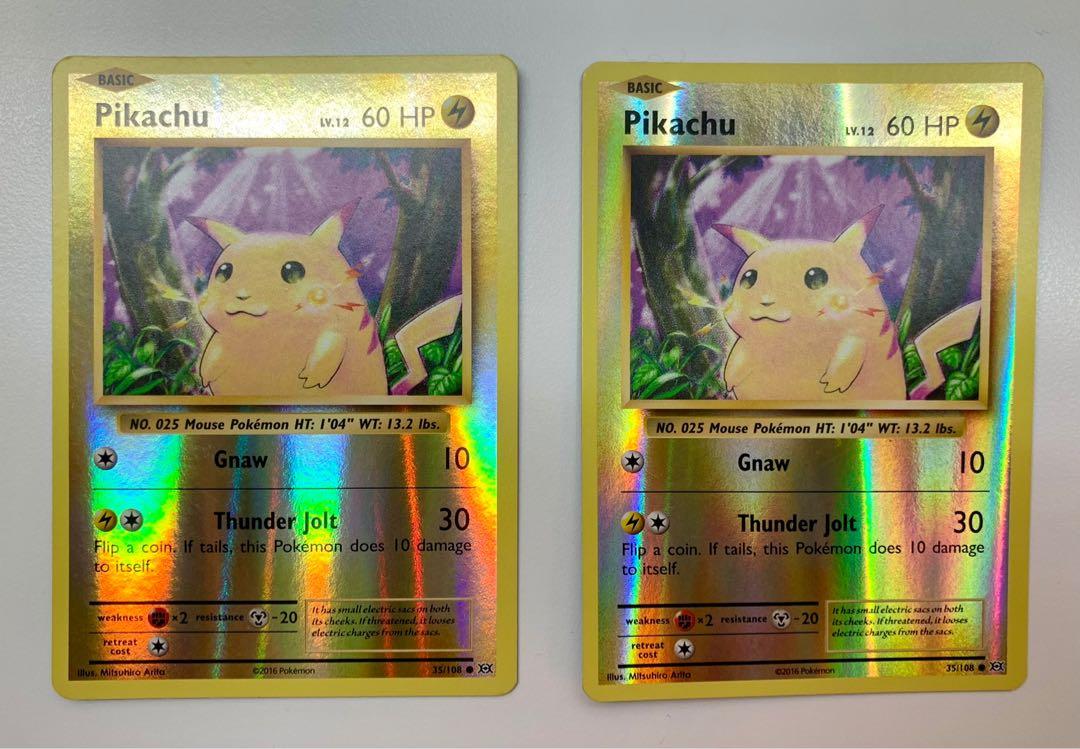 Pikachu Evolutions Reverse Holo RH, Hobbies & Toys, Toys & Games on  Carousell