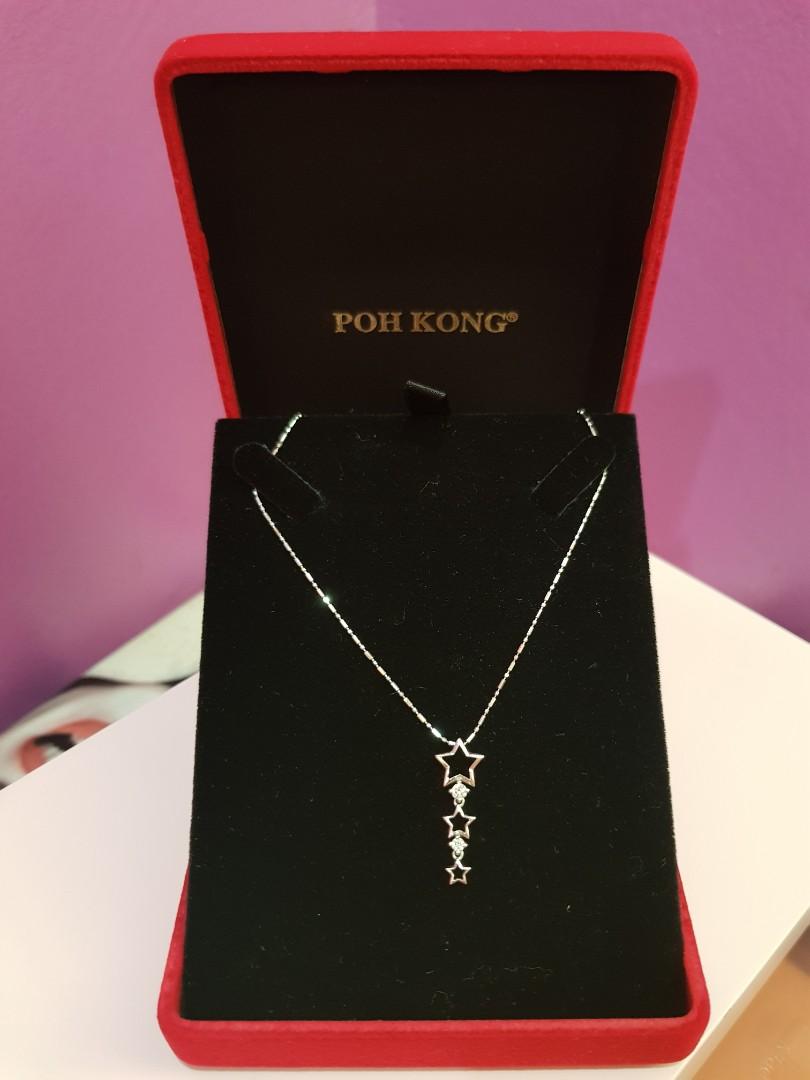 Poh Kong 750 star necklace, Women's 