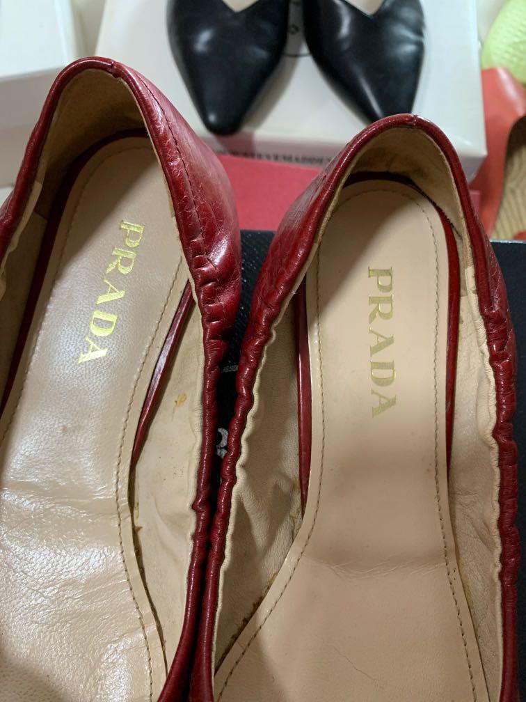 Prada Calzature Donna flats, Luxury, Sneakers \u0026 Footwear on Carousell