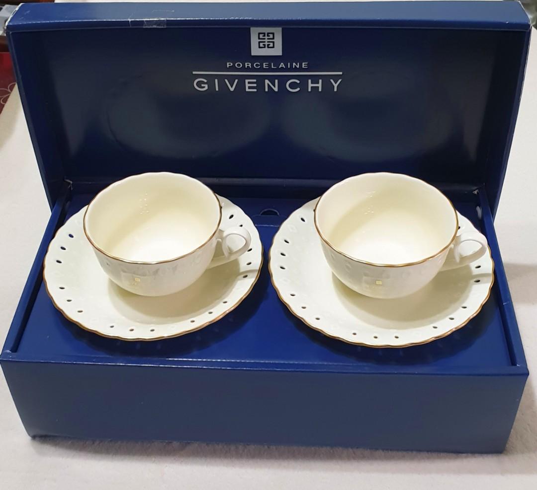 Rare Givenchy Ivory Tea Cups Set, TV & Home Appliances, Kitchen