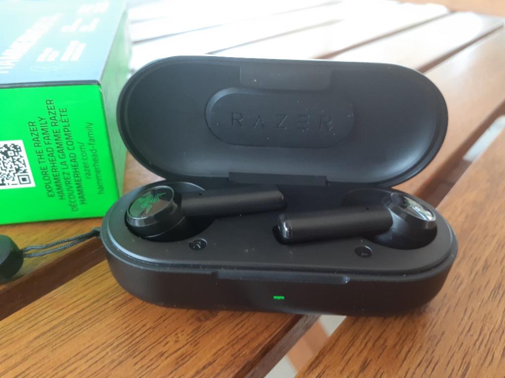 Razer Hammerhead True Wireless Earbuds Better Sound Quality And Response Times Compared To Airpods Audio Earphones On Carousell