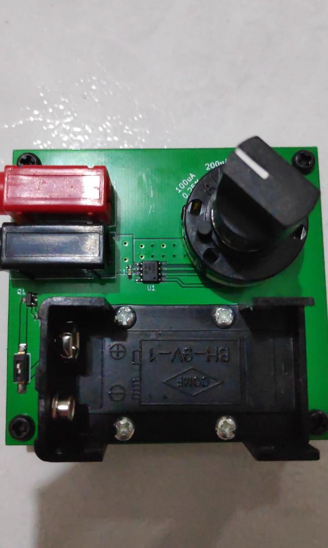 REF200 Current Reference (Category: Other Audio Equipment) located in Singapore. Submitted by jrayjray (Listing ID 1057697058, Image 2). Description: Current Reference using the TI REF200 ic chip. Surplus from my own electronic project. Good for testing multimeters. Current Settings: 100uA, typ: 0.25% max: 1% accuracy 200uA, typ: 0.25% max: 1% accuracy 300uA, typ: 0.75% max: 1.5% accuracy 400uA, typ: 0.75% max: 1.5% accuracy Power: Single 9V batt