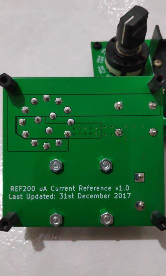 REF200 Current Reference (Category: Other Audio Equipment) located in Singapore. Submitted by jrayjray (Listing ID 1057697058, Image 3). Description: Current Reference using the TI REF200 ic chip. Surplus from my own electronic project. Good for testing multimeters. Current Settings: 100uA, typ: 0.25% max: 1% accuracy 200uA, typ: 0.25% max: 1% accuracy 300uA, typ: 0.75% max: 1.5% accuracy 400uA, typ: 0.75% max: 1.5% accuracy Power: Single 9V batt