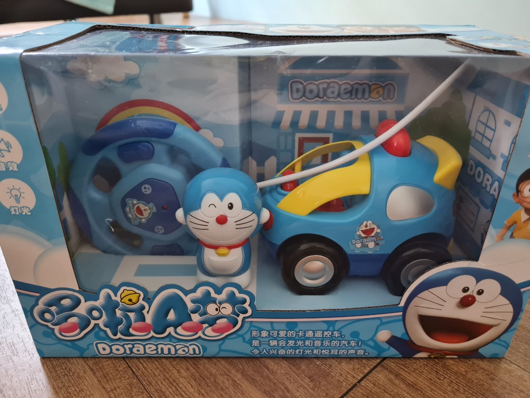 Remote controlled Doraemon Car with light and music battery operated