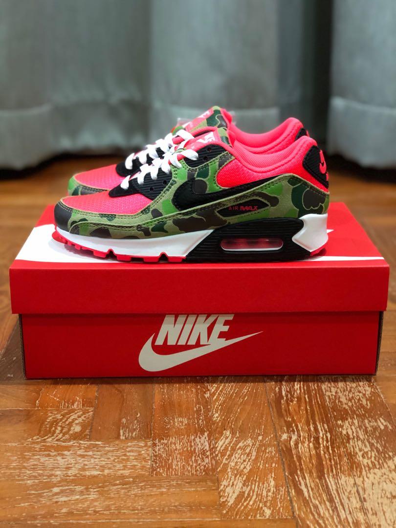 Nike air max 90 reverse duck camo retail store