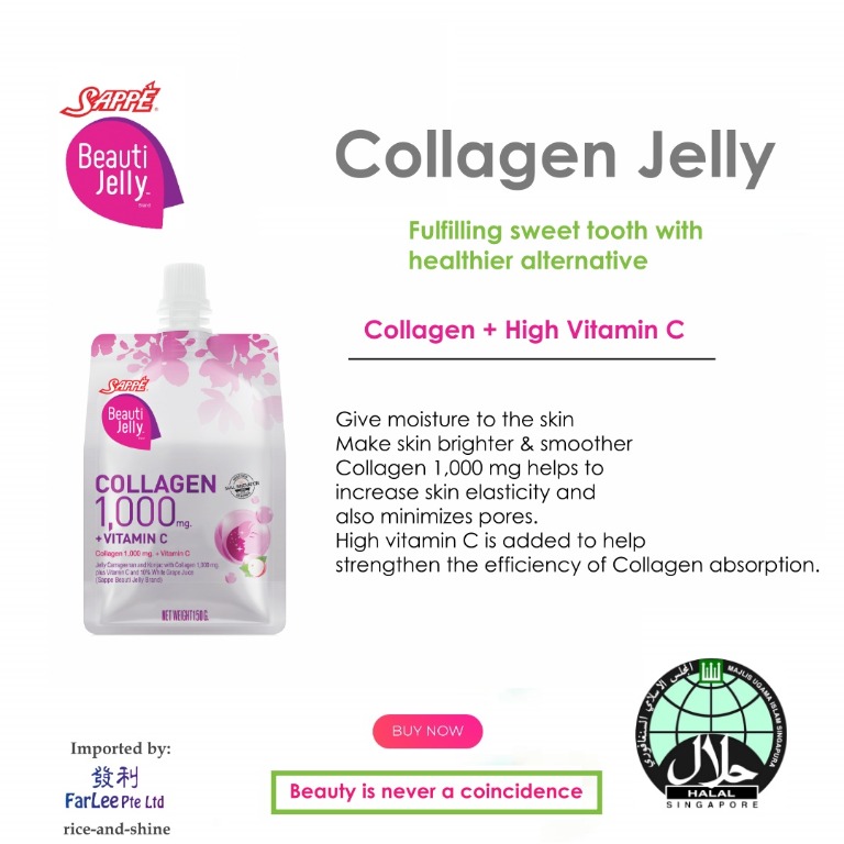 Carton Sappe Beauti Collagen Jelly Food Drinks Fresh Produce On Carousell