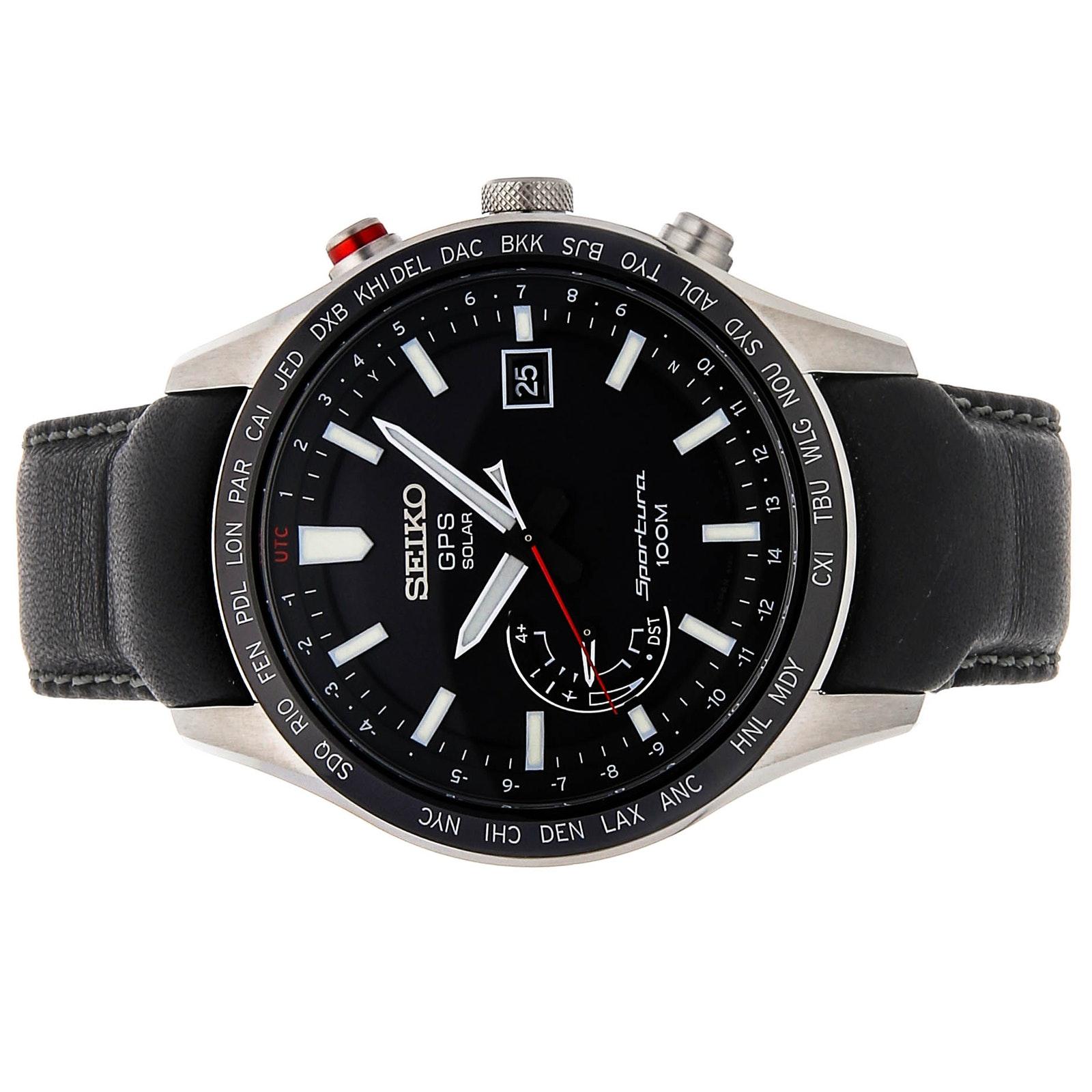 Seiko Sportura GPS Solar SSF007 Luxury Watches on Carousell