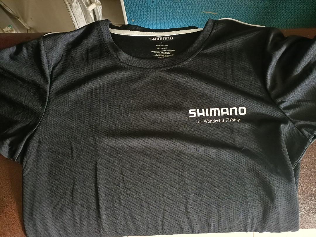 Shimano fishing dri fit shirt, Men's Fashion, Activewear on Carousell