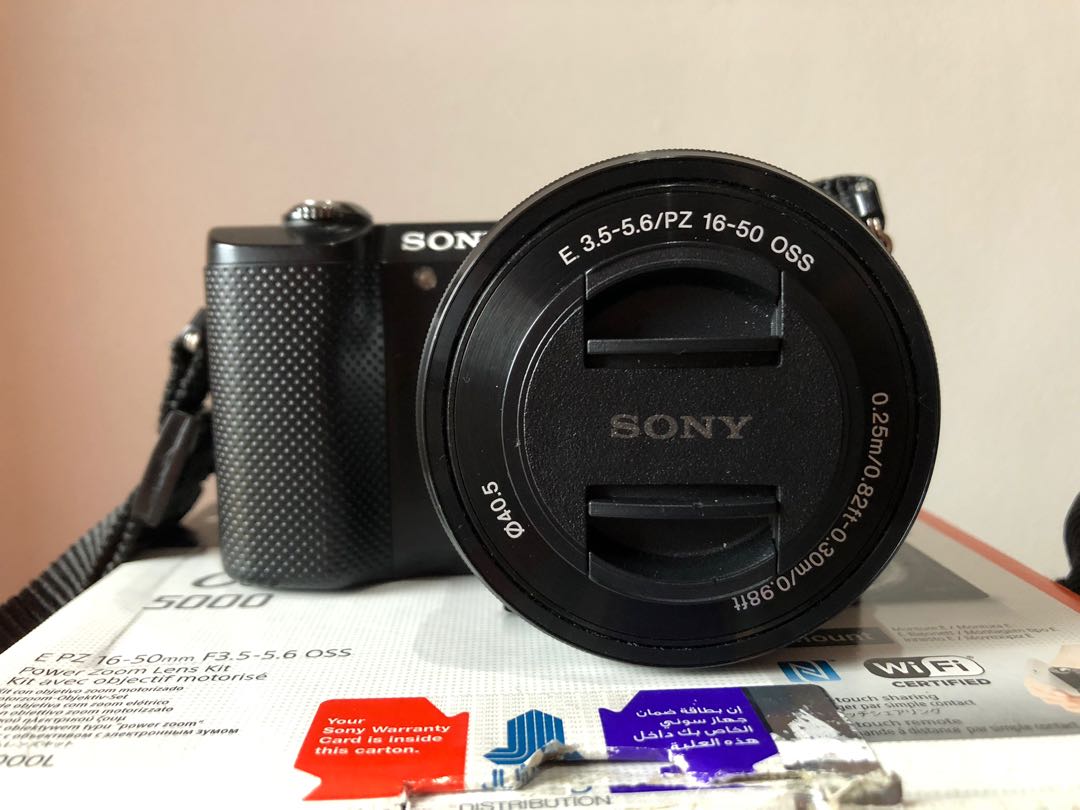 Sony A5000 Mirrorless Camera, Photography, Video Cameras on Carousell