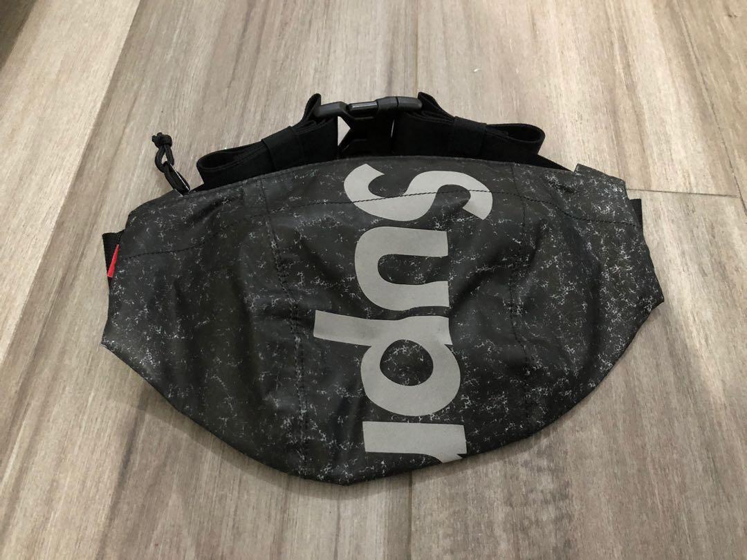 Supreme Waterproof Reflective Speckled Waist Bag Black