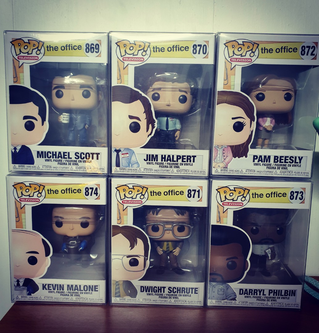 The office pop funko set top