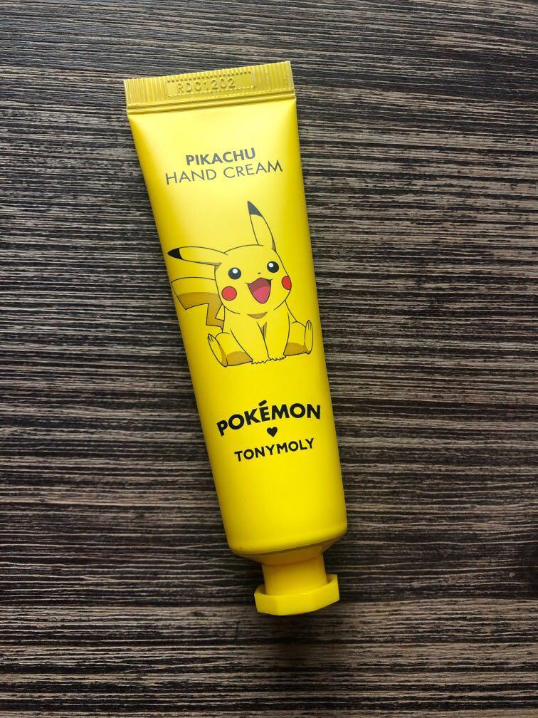 Tony Moly x Pokemon Hand Cream Pikachu (Vanilla scented), Beauty  Personal  Care, Face, Face Care on Carousell
