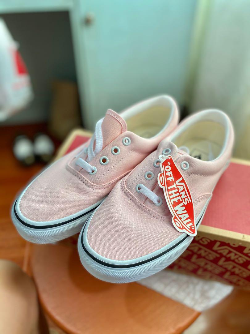 vans era blushing true white