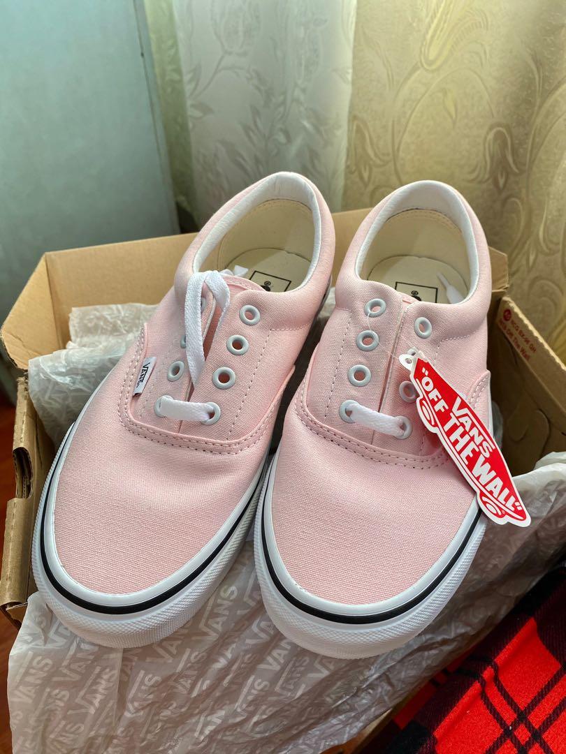 vans era blushing true white