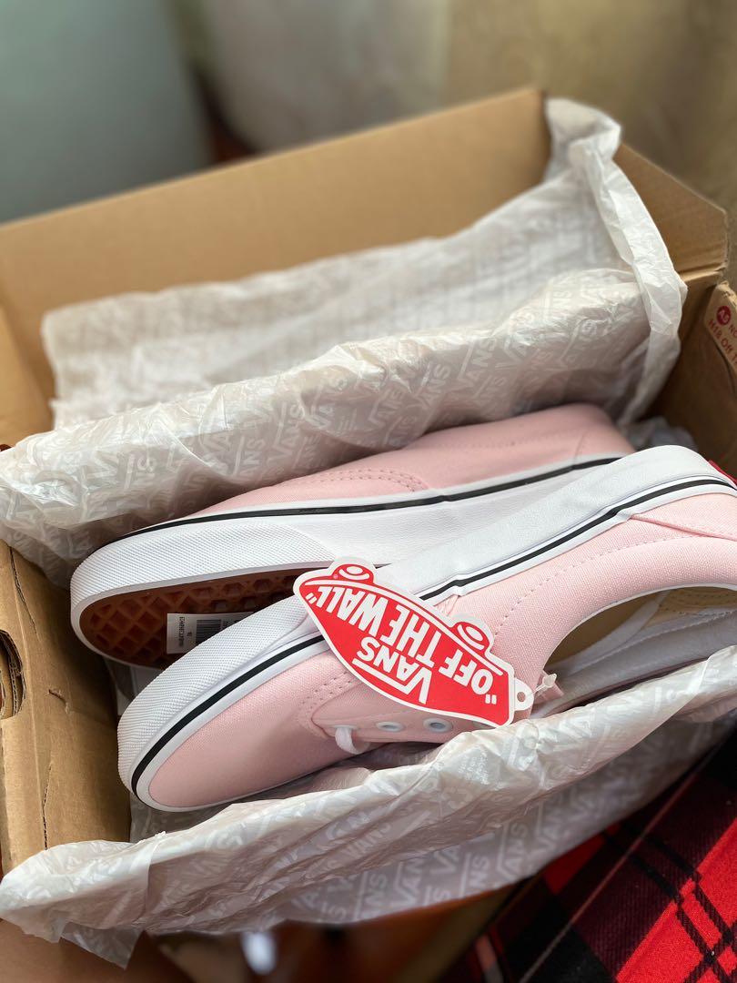 vans era blushing true white