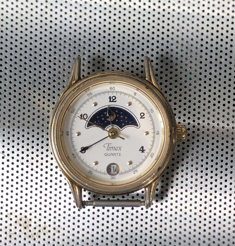 Vintage Timex 364T Cell Moonphase Watch