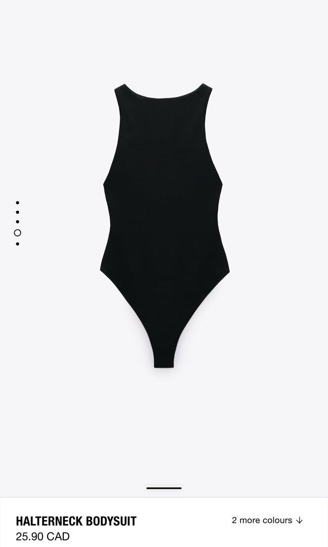Zara halter neck bodysuit on sale