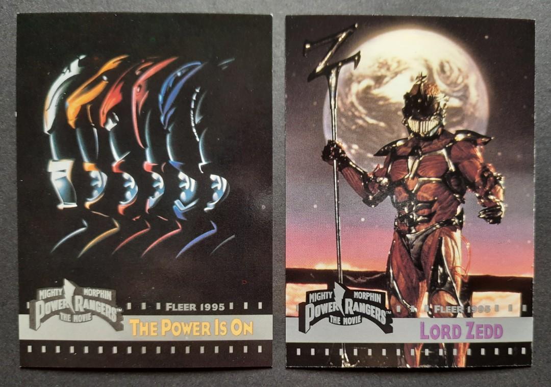 Mighty Morphin Power Rangers The Movie  1995   Individual Trading Cards