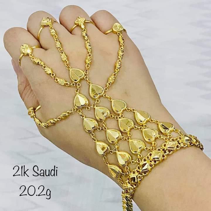 21K Saudi Gold Bracelet Grams (TX394) | stickhealthcare.co.uk