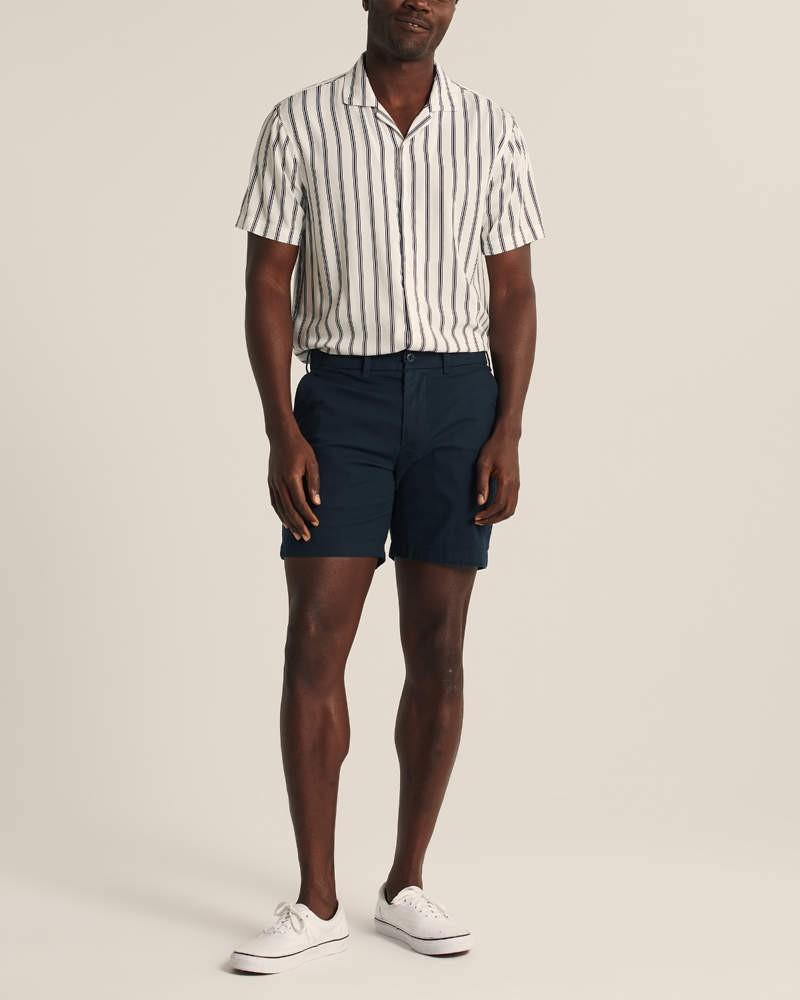 Abercrombie stretch chino shorts Clearance
