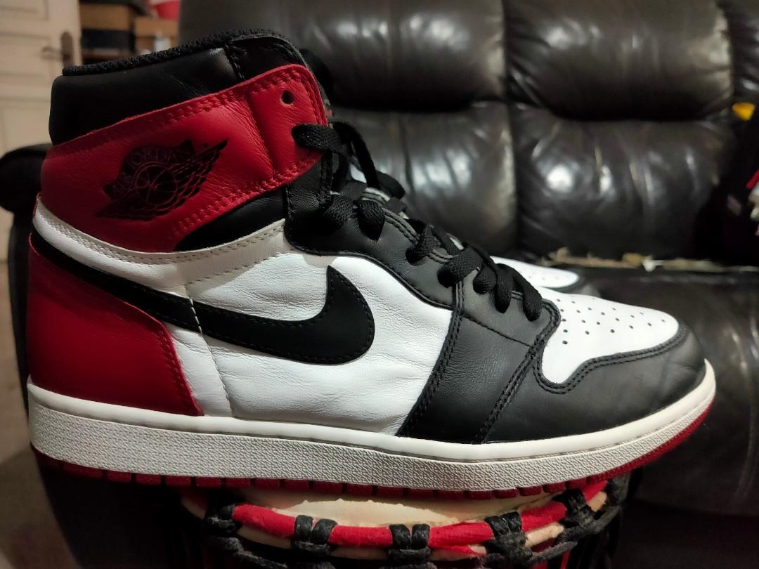 Air Jordan 1 black toe 2016 Men s Fashion Footwear Sneakers on Carousell