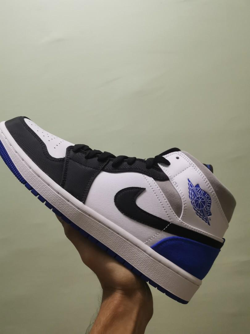 Air Jordan 1 Mid Se Union Blue, Men's 