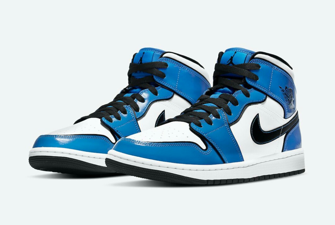 Air Jordan 1 se mid signal blue, Men's Fashion, Footwear, Sneakers on  Carousell