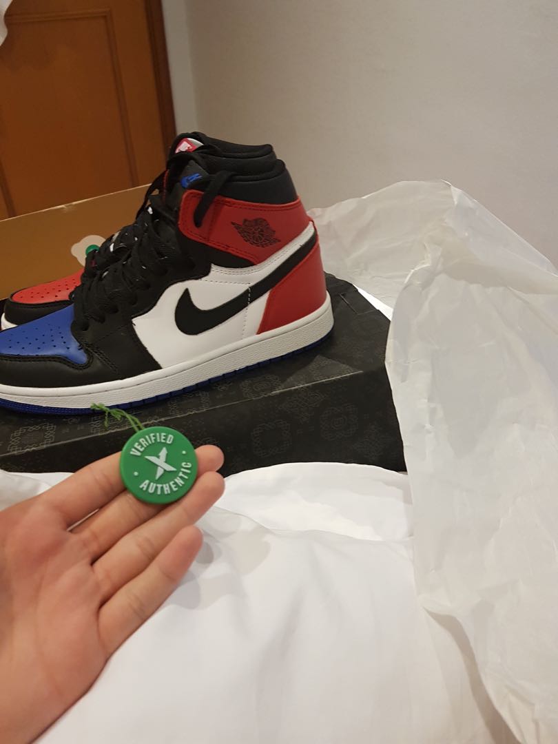 Air Jordan 1 top 3, Men's Fashion, Footwear, Sneakers on Carousell