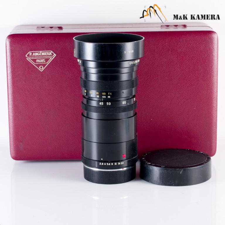 [AB- Exc] Angenieux Zoom 45-90mm f/2.8 Lens Leica R 3-Cam w/Box From JAPAN 8199