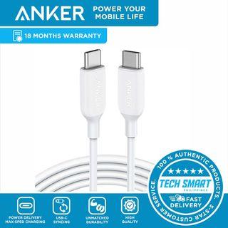 Anker Powerline III USB C to USB C Charger Cable 2.0 (6ft), Type C Charging Cable for MacBook Pro 2020, iPad Pro 2020, iPad Air 4, Galaxy S20 Plus S9, Pixel, Switch, LG V20, and More