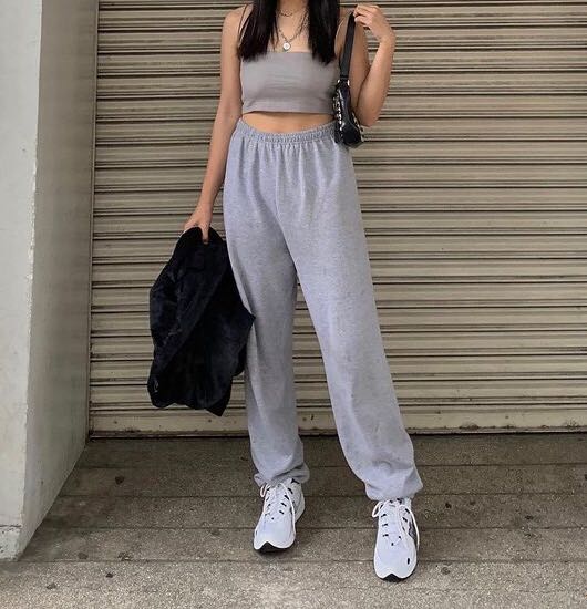 Baggy Oversized Sweatpants Women s Fashion Bottoms Other