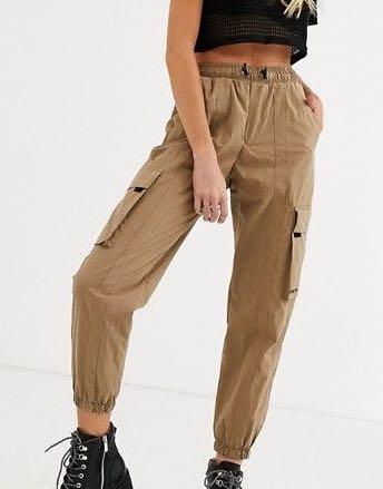 burnt orange cargo pants