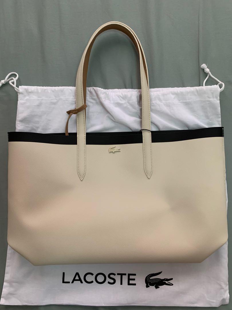 Women's anna reversible contrast band coated canvas tote bag deals