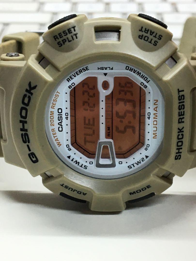 Casio G Shock Mudman G 9000 8VDR cream