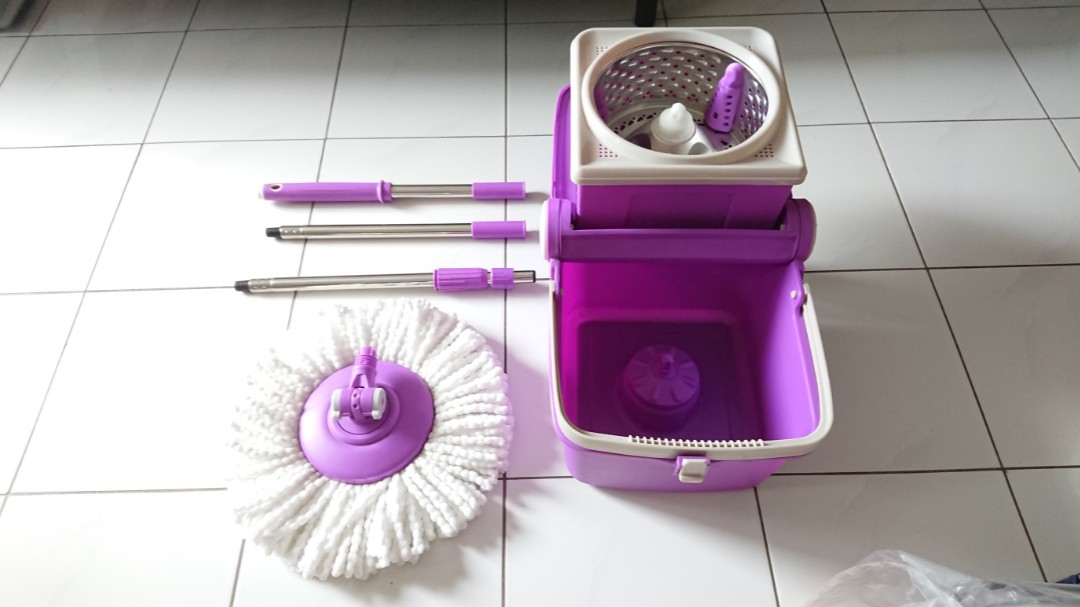 Cosway Spin & Dry Mop set, Furniture & Home Living, Home Improvement