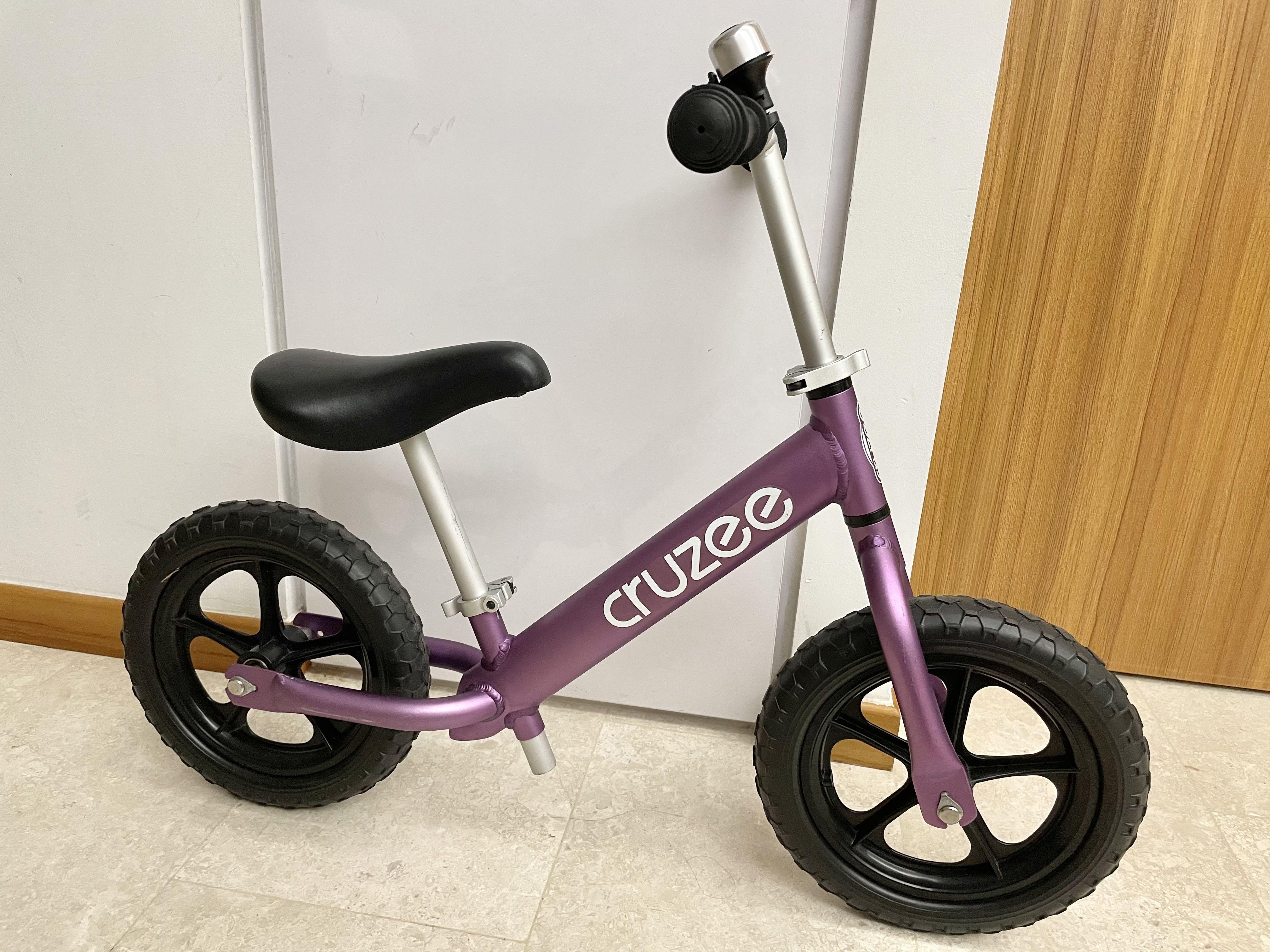 Cruzee balance bike shop purple