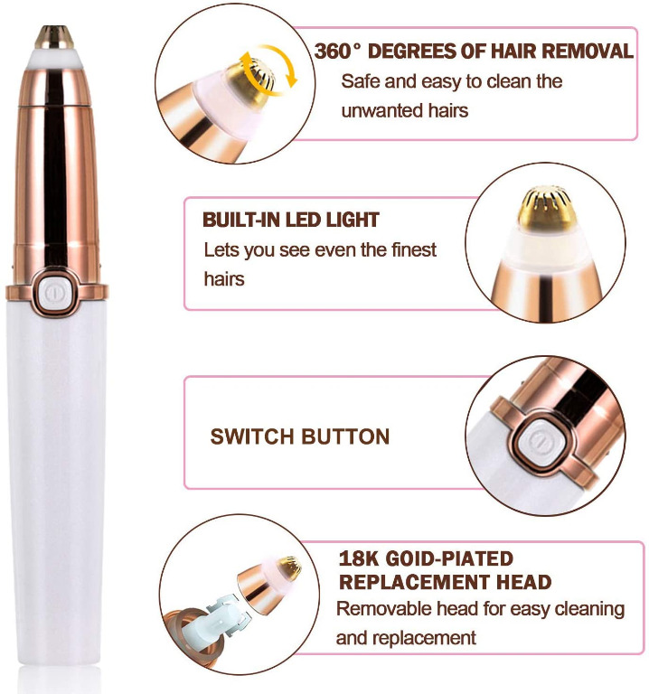 mroobest electric eyebrow hair remover