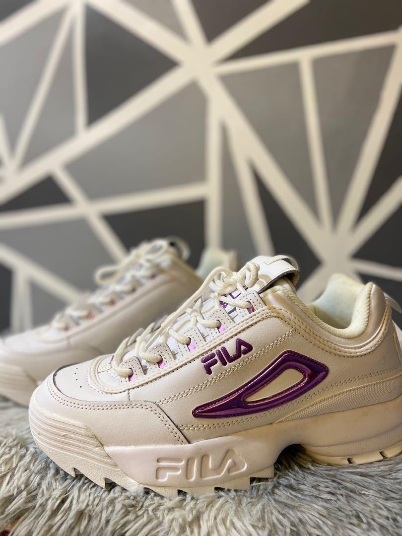 fila disruptor 2 purple metallic